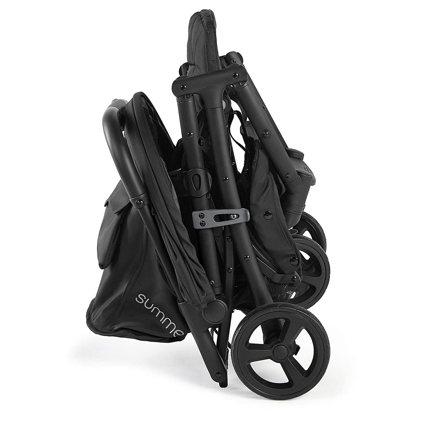3Dpac CS+ Double Stroller, Black – Car Seat Compatible Baby Stroller – Lightweight Stroller with Convenient One-Hand Fold