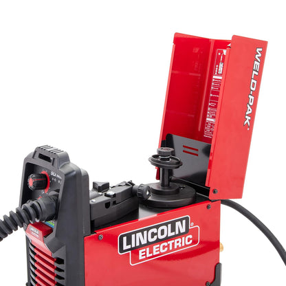 90i FC Flux Core Wire Feed Weld-PAK Welder, 120V Welding Machine, Portable w/Shoulder Strap, Protective Metal Case, Best for Small Jobs, K5255-1