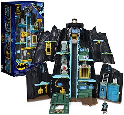 Batman, Bat-Tech Batcave, Giant Transforming Playset with Exclusive 4 Batman Figure and Accessories