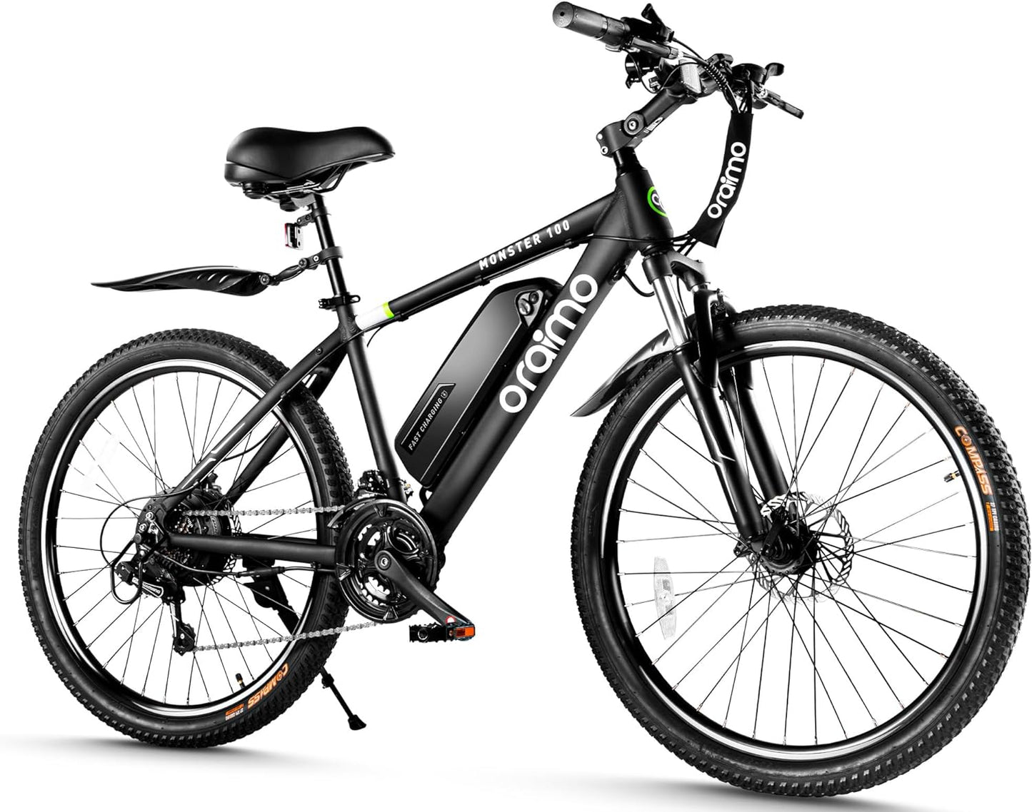 Adult Electric Bike, 350W BAFANG Motor (500W Peak), 4A 3H Fast Charging, 468Wh Li-Ion Battery, 21 Speed Gears, Air Saddle, 45 Miles 20 MPH 26" Mountain Bike Electric Bike, ANSI/CAN/UL2849 Compliant