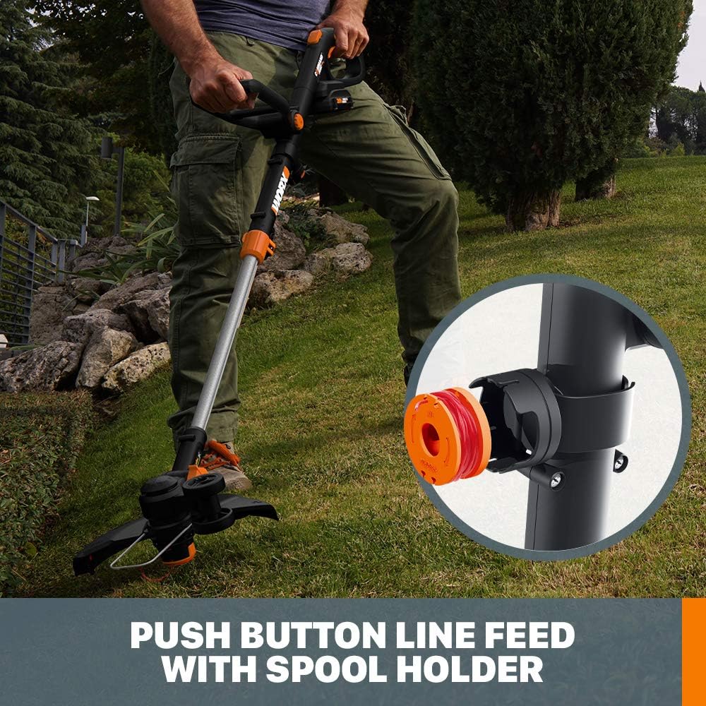 20V GT Revolution 12" 4.0Ah Cordless String Trimmer & Turbine Leaf Blower Power Share Combo Kit - WG930.3 (Batteries & Charger Included)