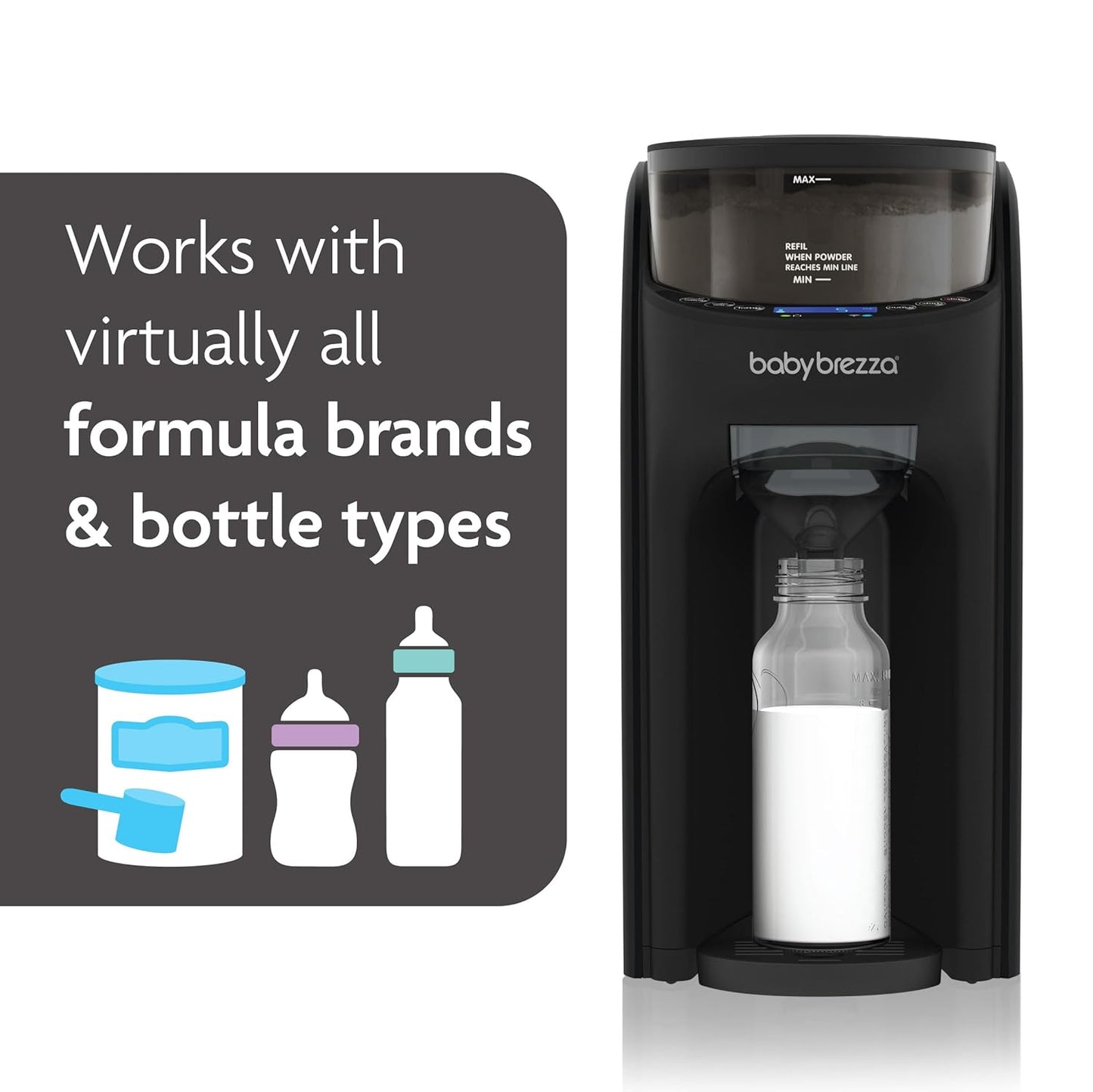 Baby Brezza Formula Pro Advanced WiFi Formula Dispenser, Black