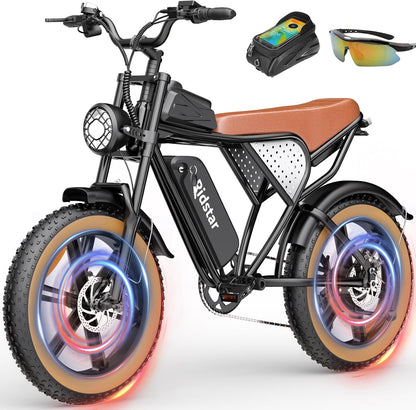 Electric Bike Q20, 2000W, 37Mph, 20" Fat Tires