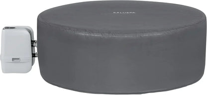 Inflatable Hot Tub Spa (71" x 26") | Portable Hot Tub with 2 Covers (1 Energy-Efficient Thermal Cover and 1 Standard Cover) | Fits Up to 2-4 Persons | Black