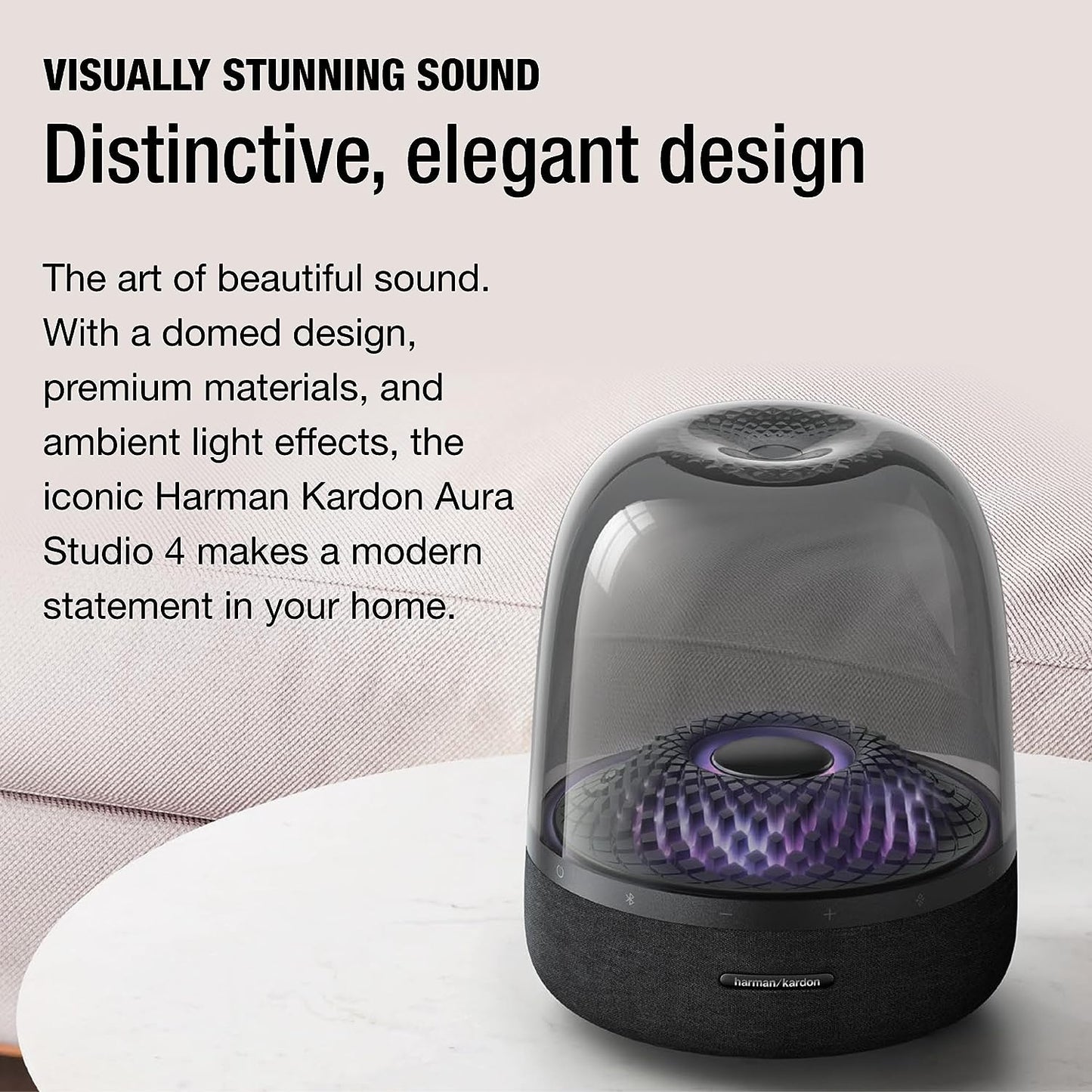 Bluetooth Home Speaker Superior Sound Quality �� 5 Diamond Effect Light Themes Made from Recycled Materials