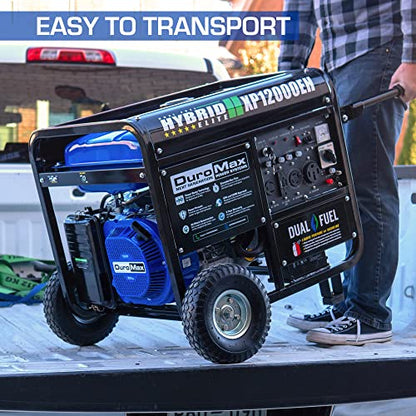 XP12000EH Dual Fuel Generator – 12,000W Gas/Propane, 457cc 4-Stroke Engine, EPA/CARB Compliant