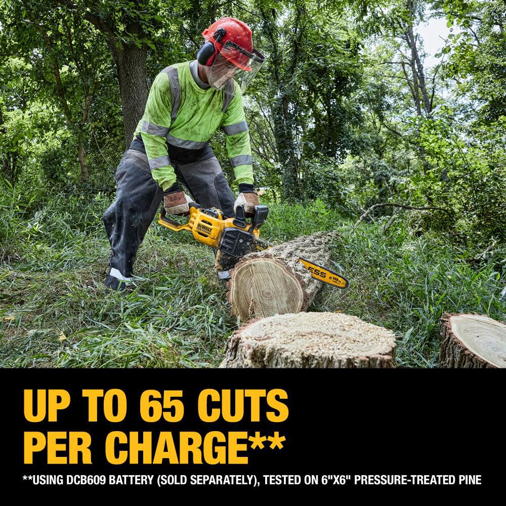 60V MAX Chainsaw 18′′ Brushless Cordless Kit DCCS672X1 from