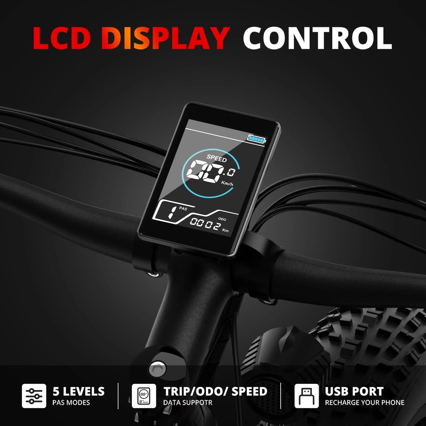 AMYET EB26 750W 720WH UL2849 Electric Bike Mountain Bicycle