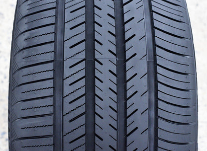 A set of 4 (4)265/35R20 99Y XL high-performance full-season tires for: 2015-23 Ford Mustang EcoBoost Premium, 2012-13 Audi A7 Quattro Base