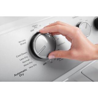 Whirlpool 7.0 cu. ft. Electric Dryer, AutoDryTM System, Wrinkle ShieldTM, White