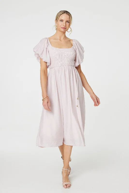 Refresh your wardrobe with trendy women’s apparel Puff 1/2 Sleeve Knee Length Dress Refresh your wardrobe with trendy women’s apparel Puff 1/2 Sleeve Knee Length Dress