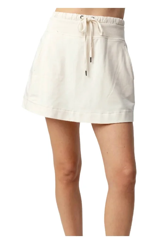 Confidence-boosting clothing for women   Faylinn Skort In White