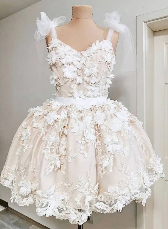 Curated collections for modern, fashionable women Cute tulle applique short dress, homecoming dress cg2474 Curated collections for modern, fashionable women Cute tulle applique short dress, homecoming dress cg2474