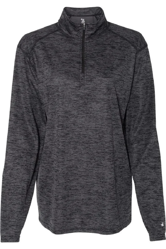 Timeless women’s fashion for any occasion   Badger Womens Tonal Blend Quarter-Zip Pullover