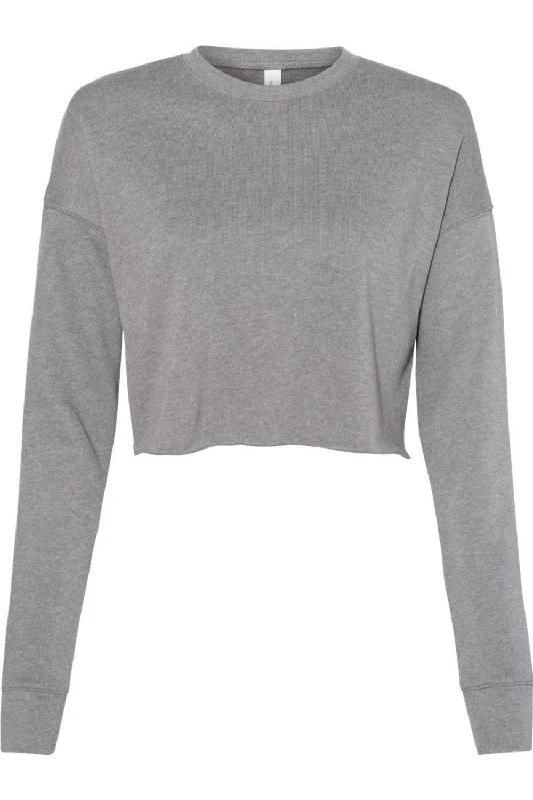 Bold and beautiful clothing for every woman   BELLA + CANVAS Women´s Crop Crew Fleece