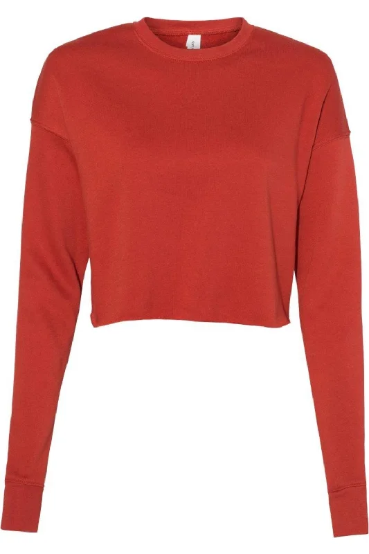 Affordable fashion that looks high-end   BELLA + CANVAS Women´s Crop Crew Fleece