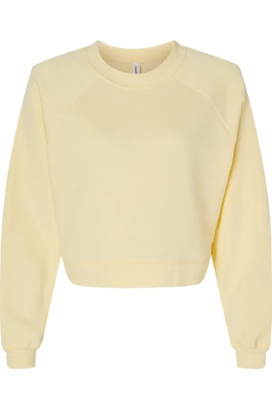 Stylish plus-size clothing for women   BELLA + CANVAS Women´s Raglan Pullover Fleece