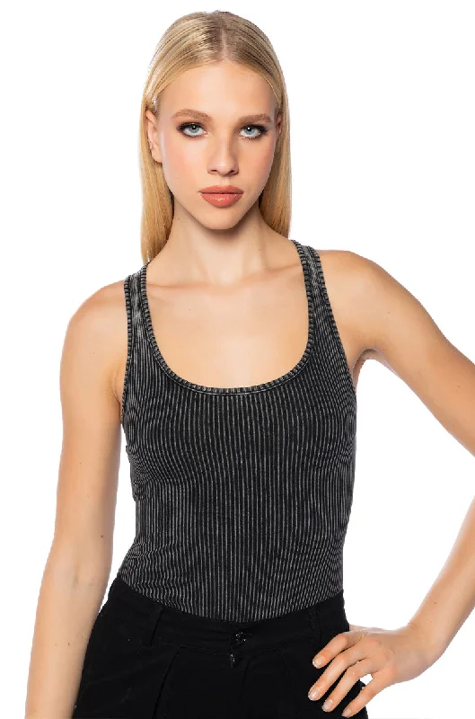 Sustainable fashion for stylish women BROOKLYN MINERAL WASH SCOOP NECK BODYSUIT IN GREY Sustainable fashion for stylish women BROOKLYN MINERAL WASH SCOOP NECK BODYSUIT IN GREY