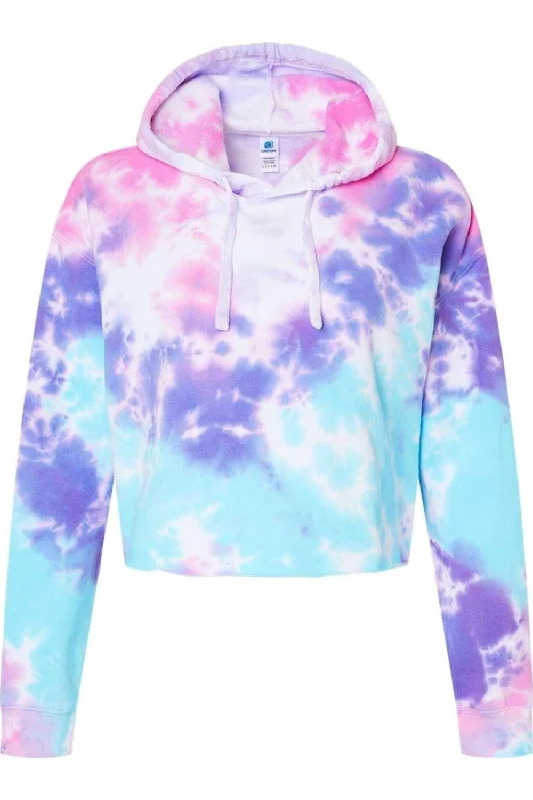 Feminine fashion to express your unique style Colortone Women´s Tie-Dyed Crop Hooded Sweatshirt Feminine fashion to express your unique style Colortone Women´s Tie-Dyed Crop Hooded Sweatshirt