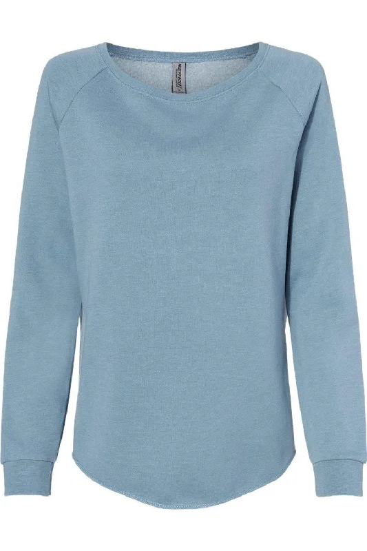 Fashion pieces that complement every woman’s style   Independent Trading Co. Women´s California Wave Wash Crewneck Sweatshirt