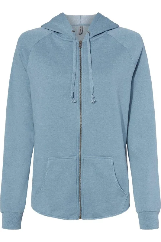 High-quality women’s wear for everyday elegance Independent Trading Co. Women´s California Wave Wash Full-Zip Hooded Sweatshirt High-quality women’s wear for everyday elegance Independent Trading Co. Women´s California Wave Wash Full-Zip Hooded Sweatshirt