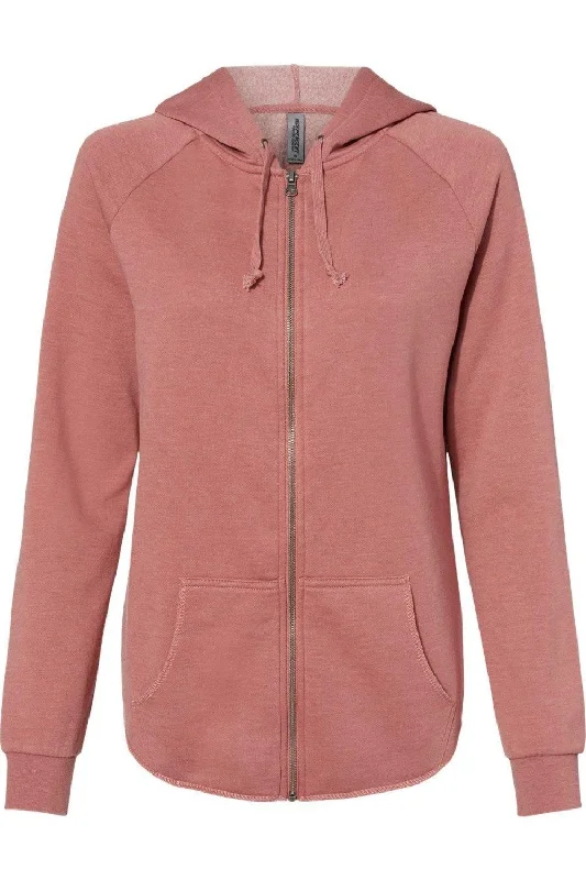 Fashionable, yet affordable women’s apparel Independent Trading Co. Women´s California Wave Wash Full-Zip Hooded Sweatshirt Fashionable, yet affordable women’s apparel Independent Trading Co. Women´s California Wave Wash Full-Zip Hooded Sweatshirt