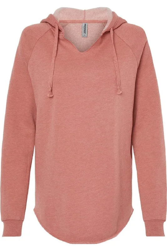 Step into style with our women’s clothing collection   Independent Trading Co. Womens Lightweight California Wave Wash Hooded Sweatshirt