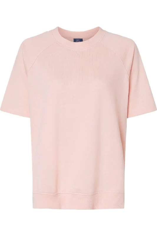 Trendy women’s clothing with a modern twist MV Sport Women´s French Terry Short Sleeve Crewneck Pullover Trendy women’s clothing with a modern twist MV Sport Women´s French Terry Short Sleeve Crewneck Pullover