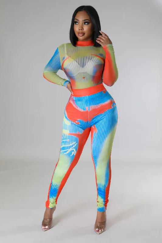 Fashion-forward styles that make a statement   Thermal Baddie Bodysuit Legging Set