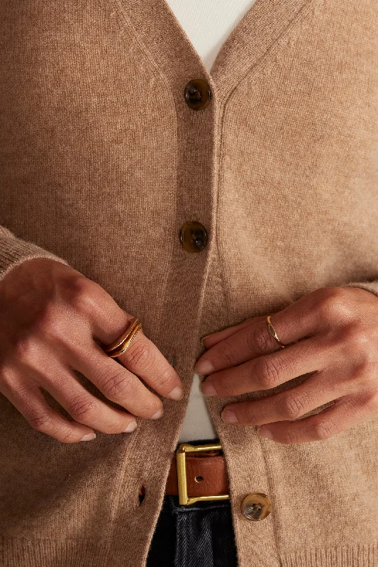 Feminine and fashionable clothing for every wardrobe   Mason Cashmere Cardigan - Camel
