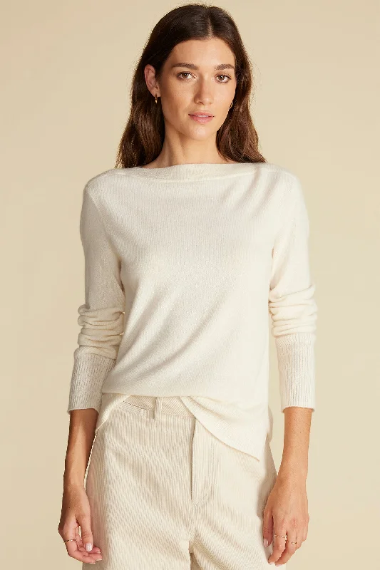 Trendy women’s clothing that suits every taste   Nadia Cashmere Sweater - Ivory