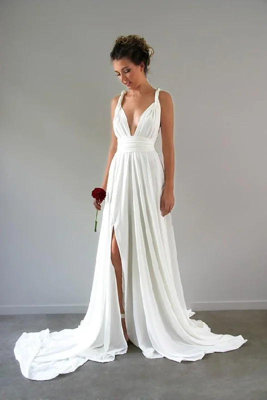Elegant casual clothing for modern women   Sabene Gown (with split)
