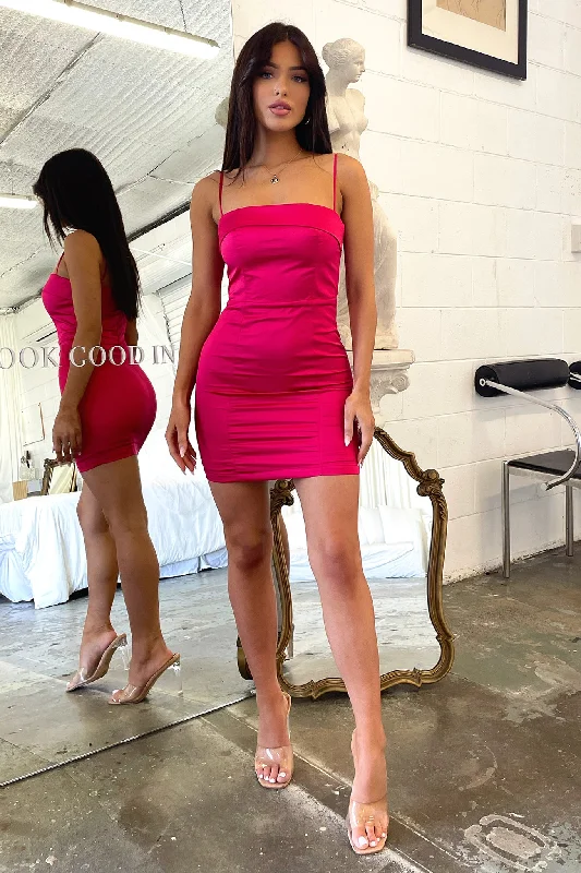 Fashionable clothing that fits every occasion   Oslen dress - Hot Pink