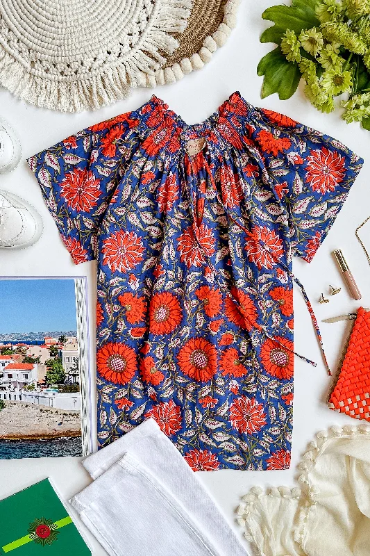Tangerine Amer Floral