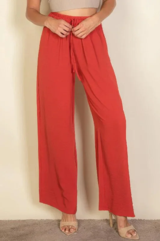 Fashion-forward women’s clothing on a budget Drawstring Waist Wide Leg Minimalist Pants Fashion-forward women’s clothing on a budget Drawstring Waist Wide Leg Minimalist Pants