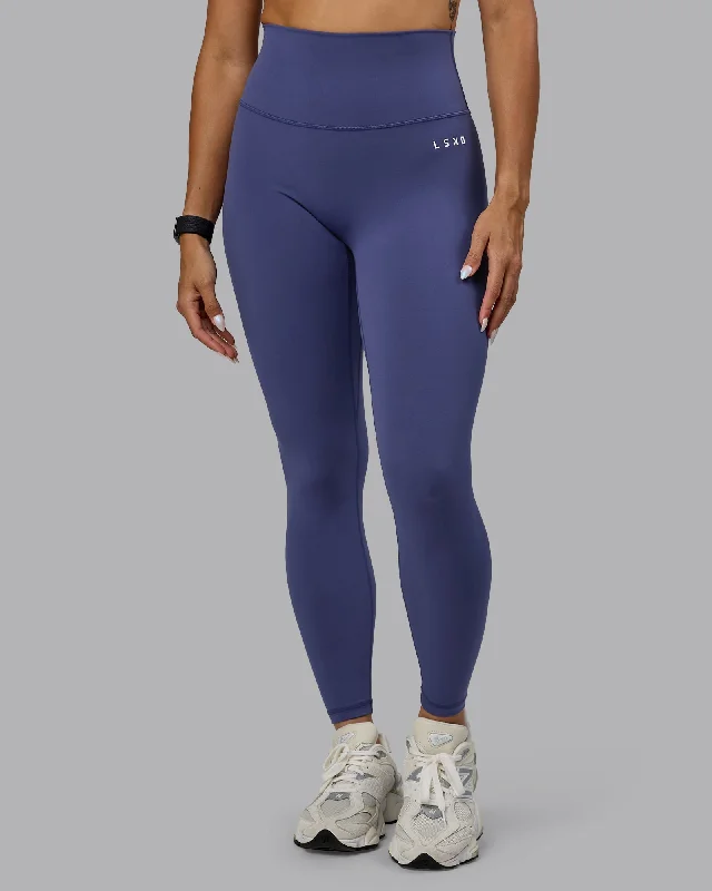 Stylish plus-size clothing for women   Base 2.0 Full Length Leggings - Future Dusk