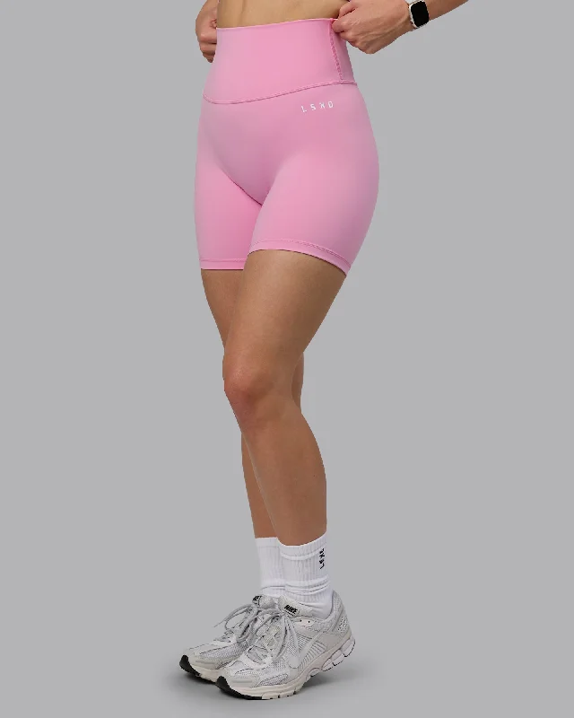 Fashionable, yet affordable women’s apparel   Base 2.0 Mid-Length Shorts - Bubblegum
