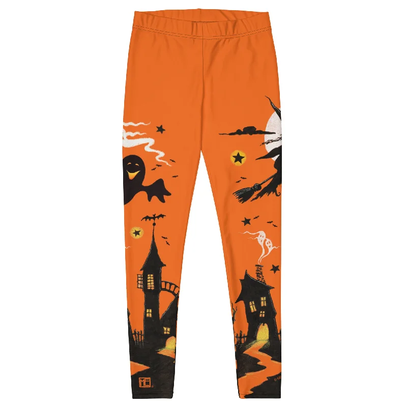 Sporty-chic women’s apparel for active lifestyles   Haunted House Leggings