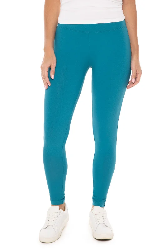 Affordable stylish women’s fashion collection Women's Monterey Summer Leggings | Tahitian Teal Affordable stylish women’s fashion collection Women's Monterey Summer Leggings | Tahitian Teal